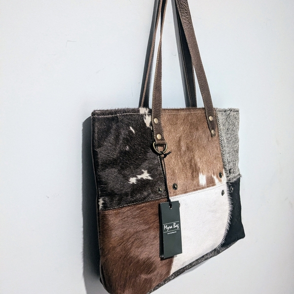 Large Cowhide Myra Bag - Picture 3 of 12